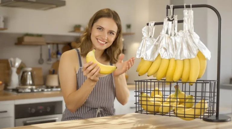 « Elles ne noircissent plus » : mon astuce toute simple pour garder vos bananes bien fraîches très longtemps