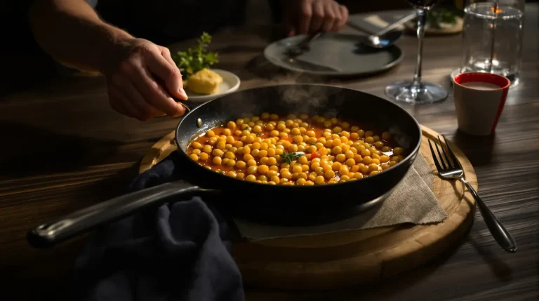 J'ai arrêté de snober les pois chiches en boîte : avec cette sauce tomate-moutarde, c'est devenu mon plat doudou préféré