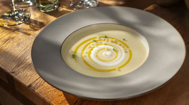 « Une de mes soupes préférées » : mon velouté blanc fondant, plein de goût et vraiment bon pour la santé