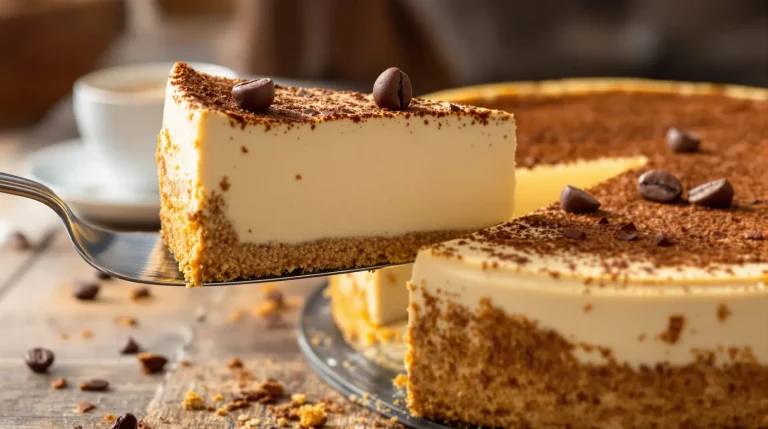 Cheesecake au café sans cuisson : j'obtiens un dessert fondant et riche en arômes facilement