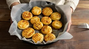 Croustillant doré et parfum d’enfance : ma recette express de galettes de pommes de terre au four, sans une goutte d’huile