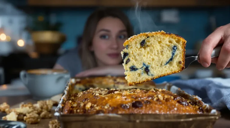 La recette ultra rapide que je fais tout le temps : le cake fondant à la fourme d’Ambert et noix