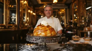 Paris. Il a créé l’un des desserts emblématiques de France, vendu depuis 300 ans dans sa boutique