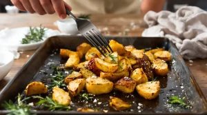 Pommes de terre au four : l’astuce simple que j’utilise pour les rendre bien croustillantes à tous les coups