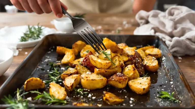 Pommes de terre au four : l’astuce simple que j’utilise pour les rendre bien croustillantes à tous les coups